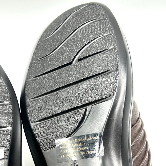 Clarks Womens Size 8.5M Brown Leather Slip On Mules Clogs Shoes‎ - Picture 11 of 14